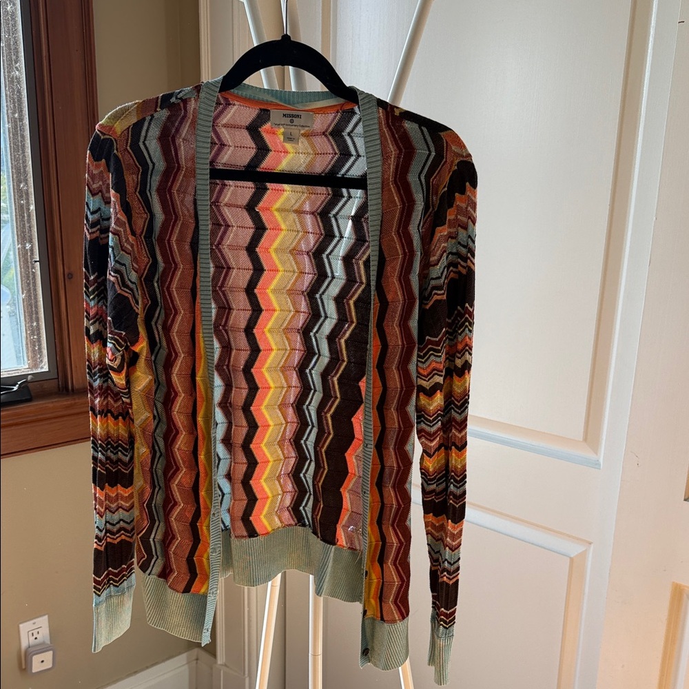 Missoni for Target Multicolor Chevron Cardigan